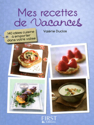 cover image of Mes recettes de vacances